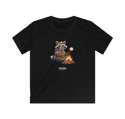 Campfire Raccoon - Kids T-Shirt