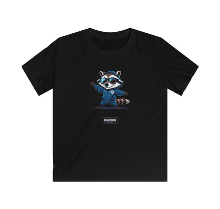 Cool Hoodie Raccoon - Kids T-Shirt