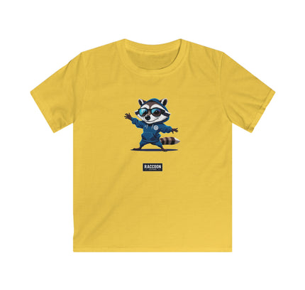 Cool Hoodie Raccoon - Kids T-Shirt