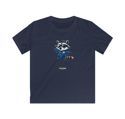 Cool Hoodie Raccoon - Kids T-Shirt