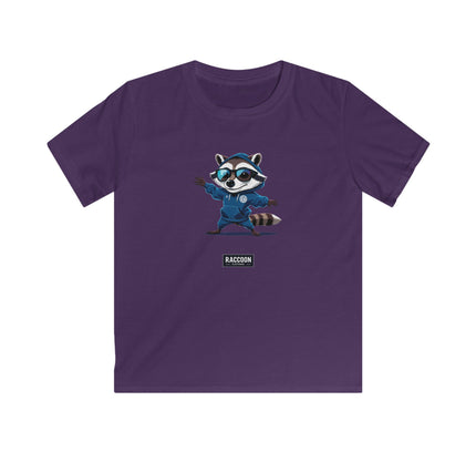 Cool Hoodie Raccoon - Kids T-Shirt