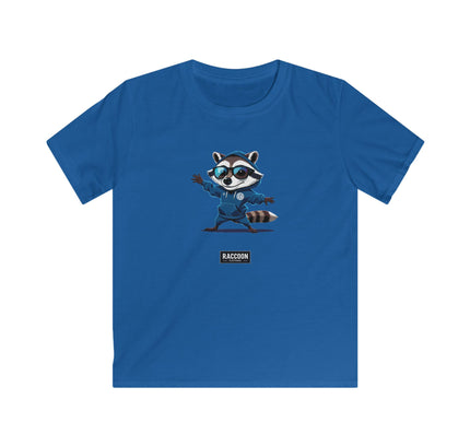 Cool Hoodie Raccoon - Kids T-Shirt