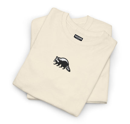 Large Raccoon Embroidered Unisex T-Shirt