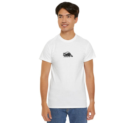 Large Raccoon Embroidered Unisex T-Shirt