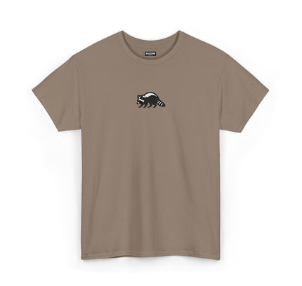 Large Raccoon Embroidered Unisex T-Shirt