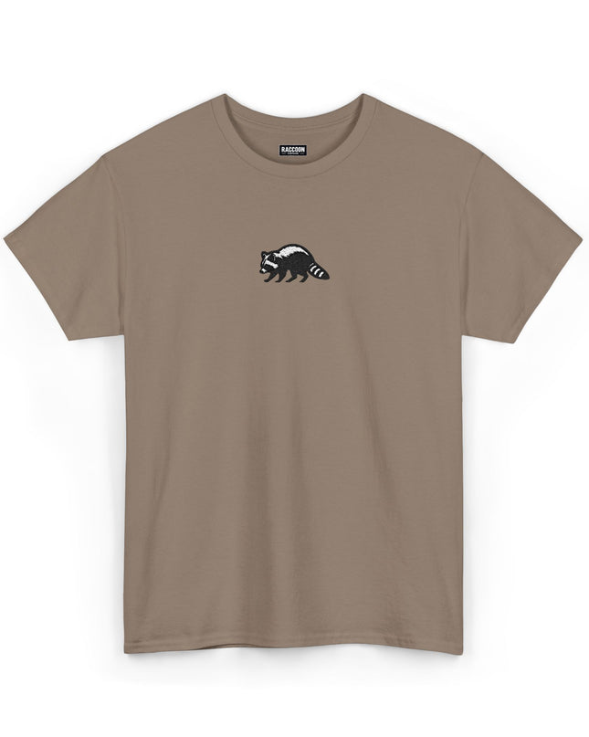 Large Raccoon Embroidered Unisex T-Shirt