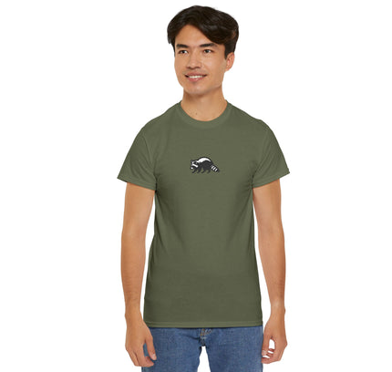 Large Raccoon Embroidered Unisex T-Shirt