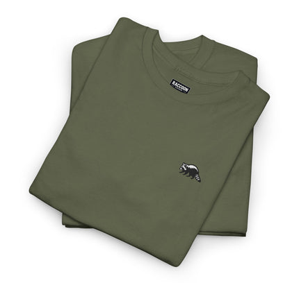 Raccoon Embroidered Unisex T-Shirt