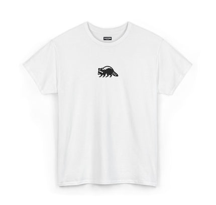 Large Raccoon Embroidered Unisex T-Shirt