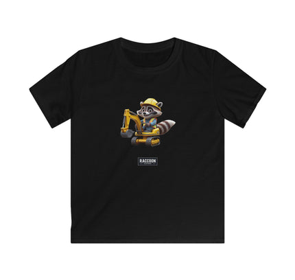 Builder Raccoon - Kids T-Shirt