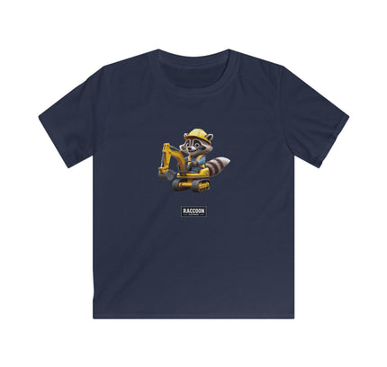Builder Raccoon - Kids T-Shirt