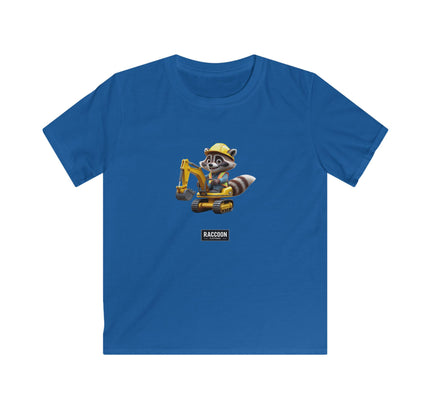 Builder Raccoon - Kids T-Shirt