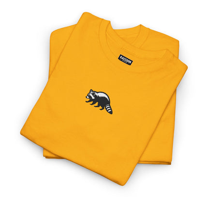 Large Raccoon Embroidered Unisex T-Shirt