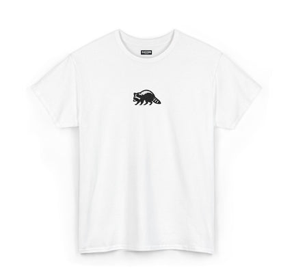 Large Raccoon Embroidered Unisex T-Shirt