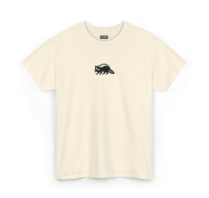 Large Raccoon Embroidered Unisex T-Shirt