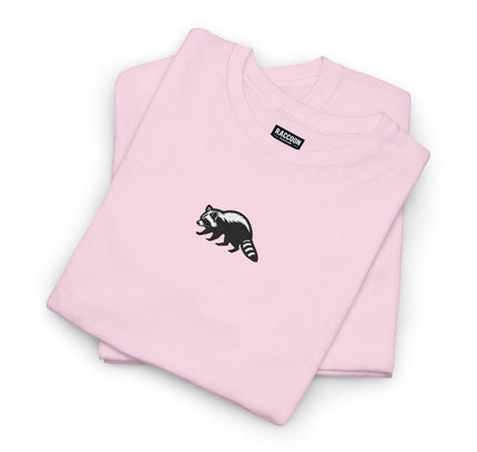 Large Raccoon Embroidered Unisex T-Shirt