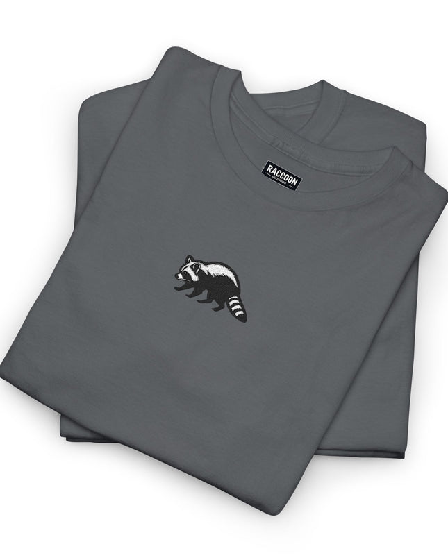 Large Raccoon Embroidered Unisex T-Shirt