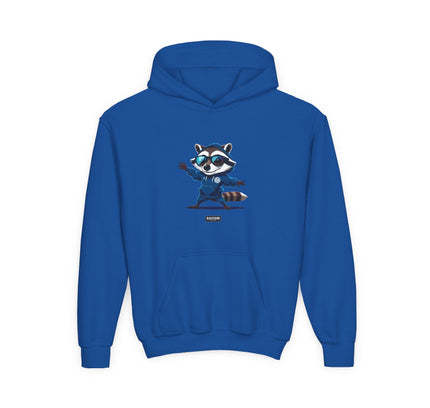 Street Style Raccoon - Kids Hoodie