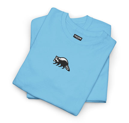 Large Raccoon Embroidered Unisex T-Shirt