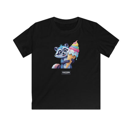 Ice Cream Raccoon - Kids T-Shirt