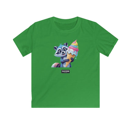 Ice Cream Raccoon - Kids T-Shirt