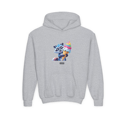Ice Cream Raccoon - Kids Hoodie