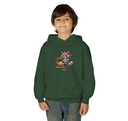 Pirate Raccoon - Kids Hoodie