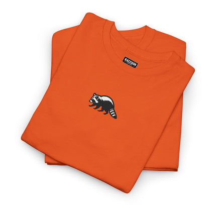 Large Raccoon Embroidered Unisex T-Shirt