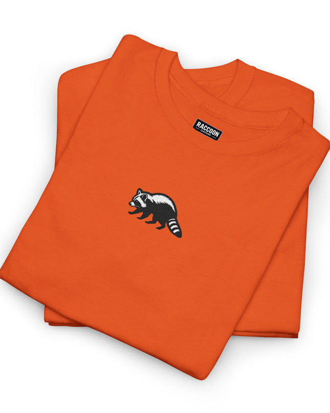 Large Raccoon Embroidered Unisex T-Shirt